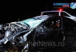 Tragedie pe un drum din județul Botoșani! Trei tineri au decedat și unul a ajuns la spital după ce s-au răsturnat cu mașina