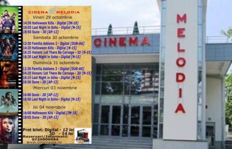 Vezi ce filme vor rula la Cinema „MELODIA” Dorohoi, în săptămâna 29 octombrie – 4 noiembrie – FOTO