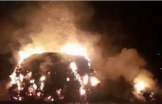 Șase tone de furaje au ars într-o gospodărie din Hlipiceni - FOTO