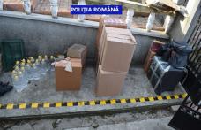 11.000 de pachete cu țigarete, descoperite de polițiști la Darabani - FOTO