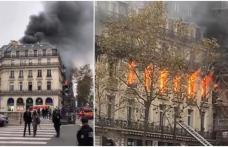 Incendiu de proporții la Paris, lângă Opéra Garnier