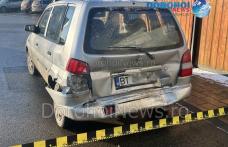 Accident la Dorohoi! Femeie rănită după ce un autoturism taxi s-a izbit în mașina din fața sa - FOTO