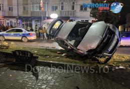 Accidentul de pe Bulevardul Victoriei din Dorohoi a fost surprins de o cameră de supraveghere. Vezi video!