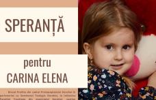 Campanie umanitară a Protopopiatului Dorohoi - Apel la solidaritate și rugăciune pentru a da „Speranță micuței Carina Elena”!