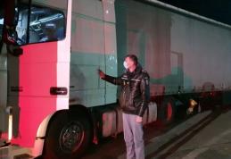 A testat vigilenţa poliţiştilor de frontieră la volanul unui camion radiat din circulaţie - FOTO