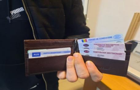 Trei permise de conducere false descoperite asupra unui cetățean din Republica Moldova