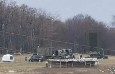 Tabără militară amenajată în comuna Suharău, în apropiere de granița cu Ucraina