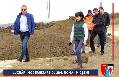 Lucrări de modernizare a drumului județean Roma și Nicșeni - FOTO