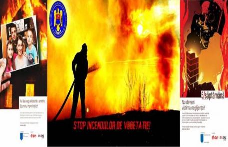 Cel puțin cinci incendii pe zi produse la Botoșani, luna trecută