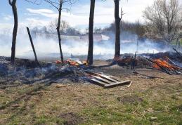Peste 300 de animale au pierit în două incendii produse la Viișoara Mică și Nicșeni