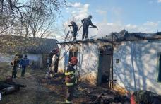 Trei familii din județul Botoșani, au rămas fără acoperiș deasupra capului în urma unor incendii - FOTO