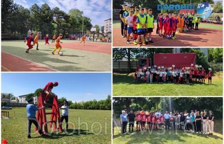 Competiții de fotbal, alergare viteză și „Micul pompier” organizate la Dorohoi - FOTO