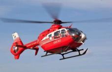 Tânărul rănit în accident, transportat cu un elicopter SMURD la Iași