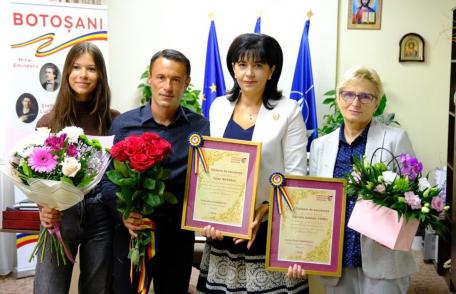 Diplomă de excelență conferită de Consiliul Județean lui Iulian Rotariu - FOTO