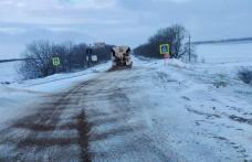 În județul Botoșani nu mai sunt drumuri blocate din cauza zăpezii. Circulația se desfășoară în condiții de iarnă