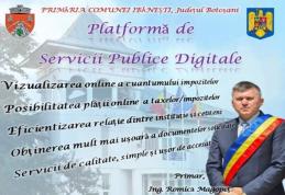 Ibănești, o comună în care se investește tot mai mult- Platformă de servicii publice digitale!