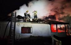 Bărbat din comuna George Enescu ajuns la spital cu arsuri în urma unui incendiu - FOTO