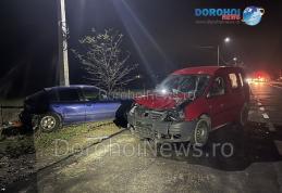 Accident în apropiere de Saucenița! Două persoane au ajuns la spital după impactul dintre două mașini – FOTO