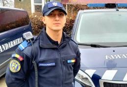 Tânăr absolvent al jandarmeriei, la prima misiune, cu prilejul Zilei Naționale a României