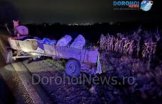 Accident! Căruță lovită de un autoturism în apropiere de Brăești – FOTO