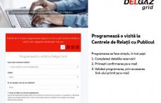 Programări online pentru vizita la Centrele de Relații cu Publicul Delgaz Grid