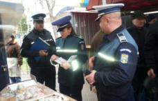 Acțiune a polițiștilor în piețe agro-alimentare și oboare