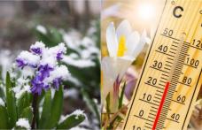 ANM, prognoza meteo: În ce zone vine primăvara şi unde sunt aşteptate ploi, lapoviţă şi ninsoare