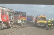 Cel puțin trei români răniți în accidentul produs sâmbătă pe o autostradă din Ungaria
