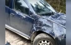Mașina unui cabanier din Munții Bucegi a fost distrusă de un urs