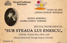 Recital instrumental „Sub steaua lui  Enescu” la Muzeul Memorial „George Enescu” Dorohoi