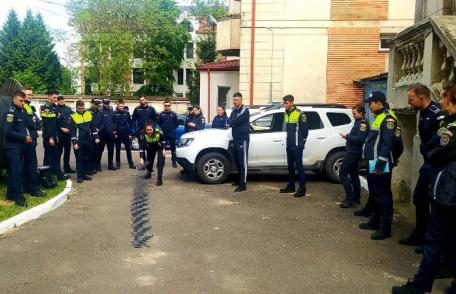 Pregătire profesională a noilor polițiști botoșăneni - FOTO