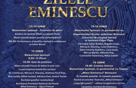 Zilele Eminescu la Memorialul Ipotești