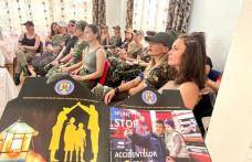 Campania „Un cămin sigur pentru copilul tău” în Tabăra Militară de Airsoft Feminin Botoșani
