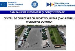 Centru de colectare cu aport voluntar pentru municipiul Dorohoi