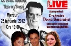 „Dor de tată”- Concert la Casa de Cultura a Sindicatelor pentru iubitorii muzicii populare româneşti