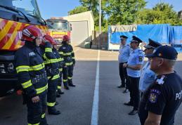 România trimite în Grecia încă 90 de pompieri. Doi dintre ei sunt de la Detașamentul de Pompieri Dorohoi - FOTO