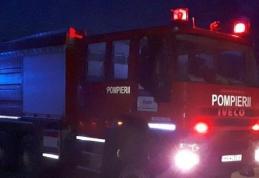 Incendiu la Brăești! Vegetația uscată și o anexă cuprinse de flăcări. Pompierii au prevenit extinderea focului la casă