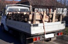 Bărbat sancționat cu 2.000 de lei pentru nerespectarea prevederilor legale privind transportul materialului lemnos