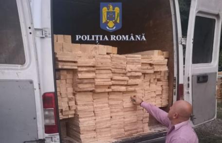 Tânăr din județul Suceava lăsat fără permis, fără lemnele pe care le transporta și fără 2.000 de lei de polițiștii din Bucecea