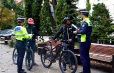 Polițiștii botoșăneni au derulat o acțiune de prevenire a accidentelor provocate de bicicliști în zonele pietonale