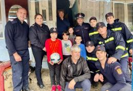 Gest impresionant făcut de pompierii botoșăneni pentru o familie din Șendriceni