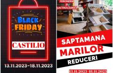 Black Friday la Castilio! Reduceri în perioada 13-18 noiembrie la feronerie, materiale de construcții și electrocasnice