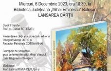 „Rost și rânduială în satul românesc”: Lansare de carte la Biblioteca Județeană Botoșani