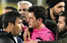 Imagini șocante din campionatul de fotbal al Turciei. Arbitru lovit de un președinte de club