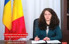 Alexandra Huțu: „Am votat proiectul de lege inițiat de PSD pentru creșterea gradului de protecție a minorilor față de agresiunile sexuale”