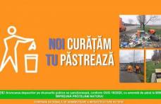 Campanie derulată de Direcția Regională de Drumuri și Poduri Iași: „Noi curățăm! Tu păstrează!”