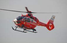 Femeie internată la cardiologie, la spitalul județean, preluată de elicopterul SMURD