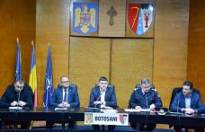 Ședință extraordinară a Comitetului Județean pentru Situații de Urgență Botoșani la Prefectură – FOTO