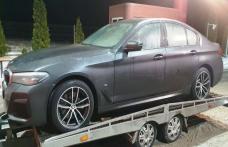 BMW hibrid furat din Polonia, descoperit și indisponibilizat la frontieră - FOTO