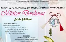 Ediție aniversară a Festivalului Național de Muzică Ușoară Românească „Mărțișor Dorohoian”